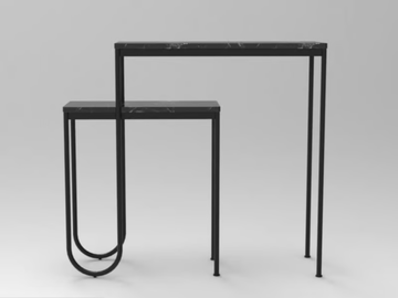 NESTED - Marble console table by VIDAME EDITIONS - view 3